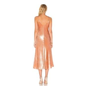 ALC Annex Pink Velvet Slip Dress